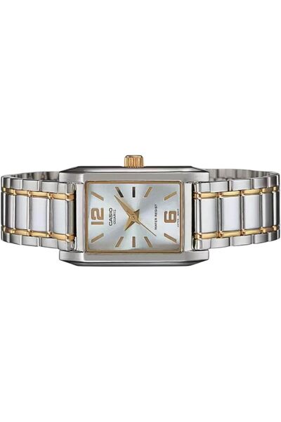 Casio Women's Watch - LTP-1235SG-7ADF Silver Dial, Silver/Gold Band