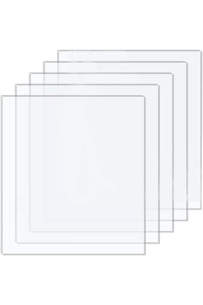 Slasa ألواح أكريليك، ألواح زجاجية شفافة للأعمال اليدوية والإطارات والمشاريع، ...