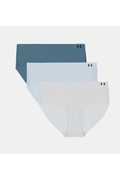 Under Armour Kadın UA Pure Stretch İz Yapmayan Hipster 3’lü Paket 1383895-453