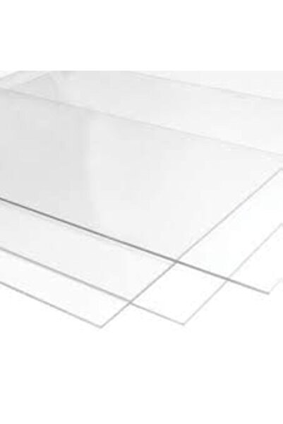 Slasa ألواح أكريليك شفافة من بيج مول؛ ٢ مم، ٤×٦ بوصة - عبوة من ٤ قطع
