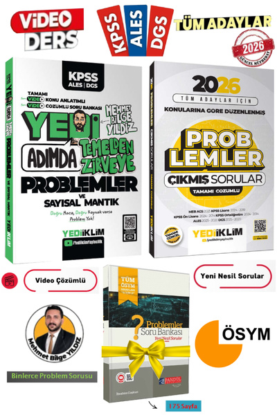 Yediiklim Yayınları 2026 Yediiklim Mehmet Bilge Yıldız Temelden Zirveye Probl...