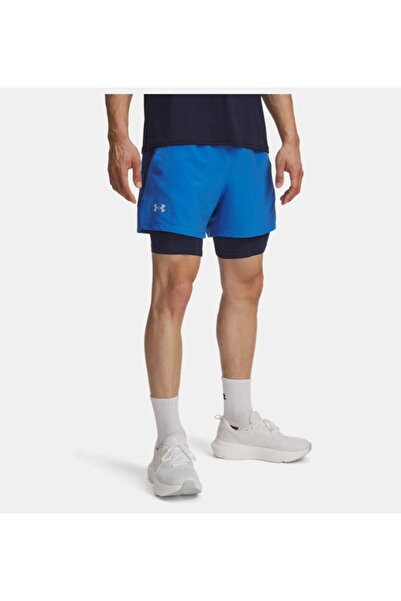 Under Armour Erkek UA Launch 5inch 2-in-1 Şort 1382640-402