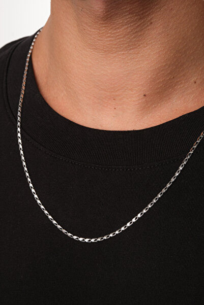 ByFlorya Jewelry Çelik Papağan Erkek Zincir Kolye 2mm Kararmaz