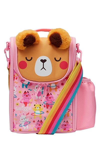 SMIGGLE Lets Play Junior Bear omuz askılı izolasyonlu beslenme çantası