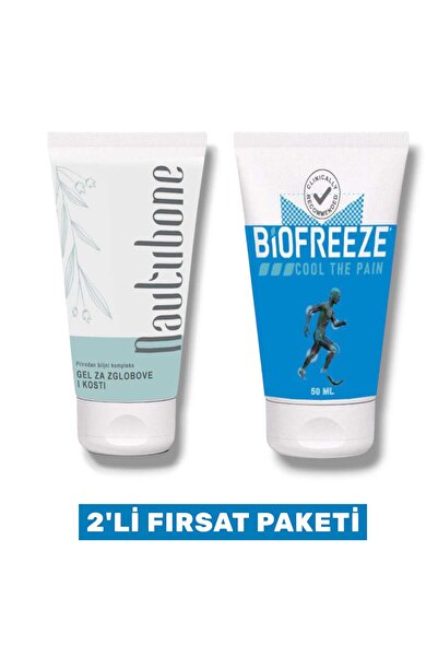 CİTY ZONE Nautubone & Biofreeze Eklem, Kas, İskelet Diz ve Vücut Ağrıları İçin Doğal Ağrı Kremleri