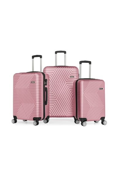 Bezubi Complete set of 3 suitcases for vacation, POLO
