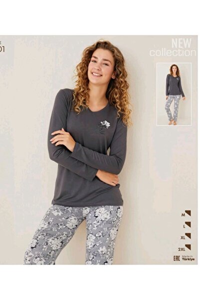 MASSİMO CALZE SET DE PIJAMĂ DE LUX PENTRU FEMEI, CU MÂNĂ LUNGĂ, VISCOSĂ, LUX ...