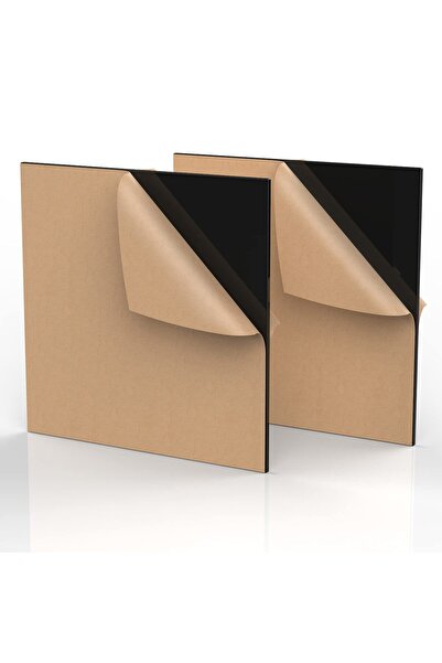 Slasa لوح أكريليك شبكي 12 بوصة × 12 بوصة، لوحة مربعة بسمك 1/8 بوصة، عبوة سوداء من قطعتين