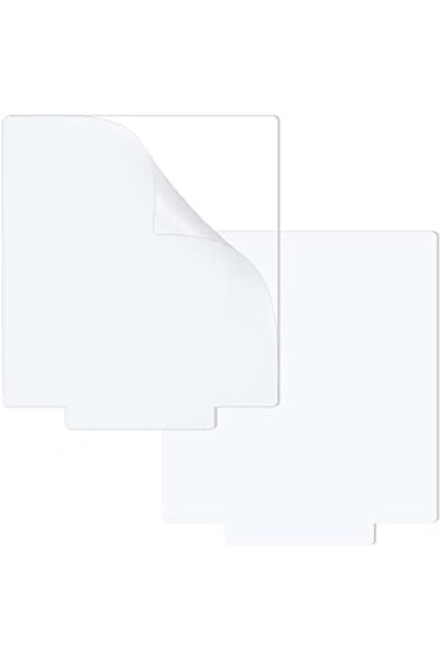 Haohai 8 قطع من ألواح الأكريليك لقاعدة الإضاءة، ألواح زجاجية بلاستيكية شفافة