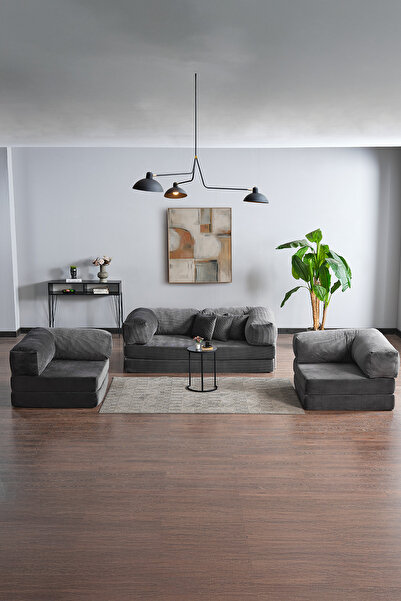 Evdemo Legom Avanos Aktivite Koltuğu Yatak Olabilen Çok Amaçlı Kanepe Koltuk Takımı Antrasit