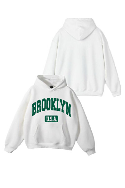 Sebesta Fashion سترة بقلنسوة من القطن بثلاث خيوط مطبوعة من NEW SEASON BROOKLY...