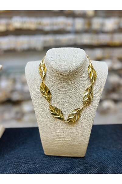 Gold Yaprak Kolye