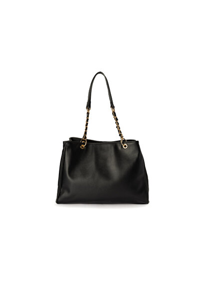 BATA Solid Shoulder Bag with Chain Detail Strap