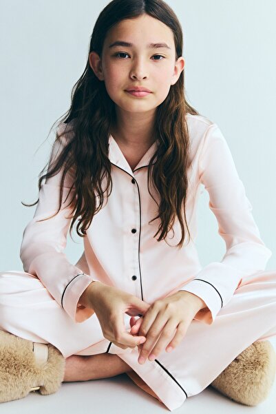 H&M Saten Pijama Takımı