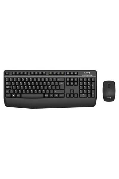 TURBOX Workeys Office USB Kablosuz 2.4ghz Siyah Multimedya Standart Q Kablosu...