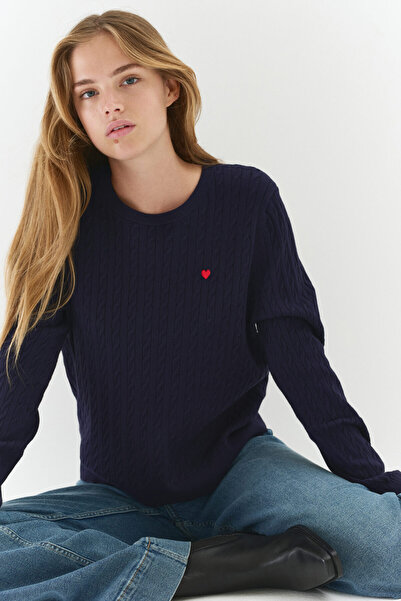 H&M Saç Örgüsü Kazak