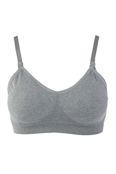 OEM Seamless Maternity & Nursing Bra - Gray
