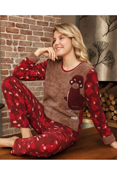 RAPAPA Women's Fleece Pajama Set – Soft, Warm, and Comfortable Loungewear 13235-42235