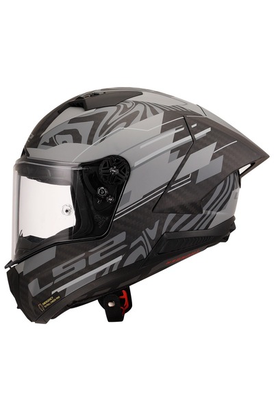 LS2 THUNDER KARBON GP AERO POLAR SİYAH KASK