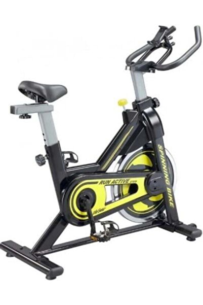 H هيلبرو - دراجة سبين مغناطيسية سوداء/صفراء