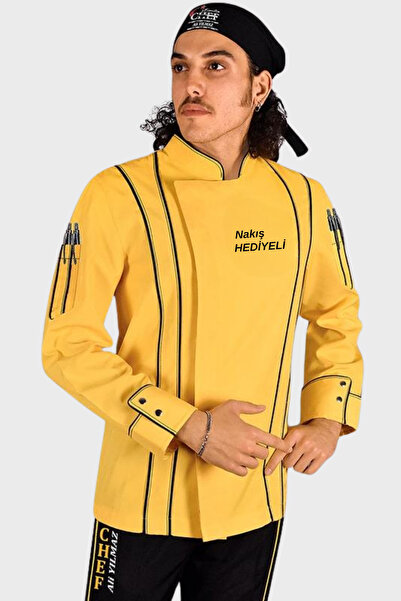 Üniformanya Jachetă de bucătar cu nume cadou Jachete de bucătar Jachetă de bu...