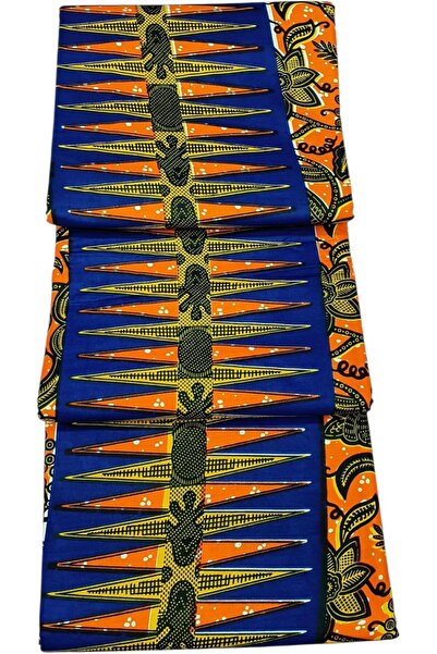 Generic قماش شمع أفريقي من Hitarget، 6 ياردات، قماش شمع أفريقي مطبوع، قماش أنقرة لحفلات الزفاف fp12704