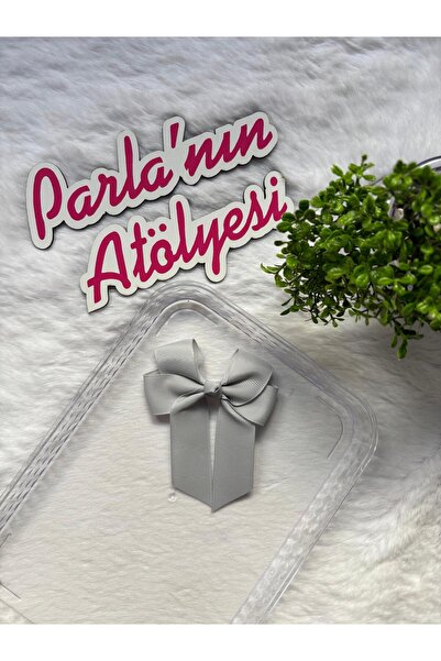 SOFT Large Blue Bow Buckle with Crocodile Clip