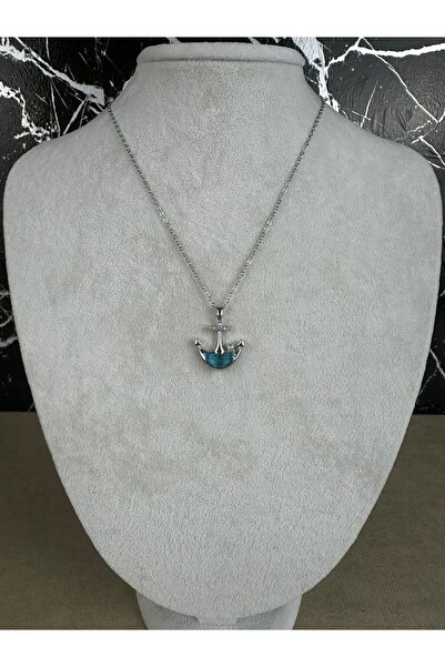 Mutenaura Çapa Figürlü Çelik Kolye