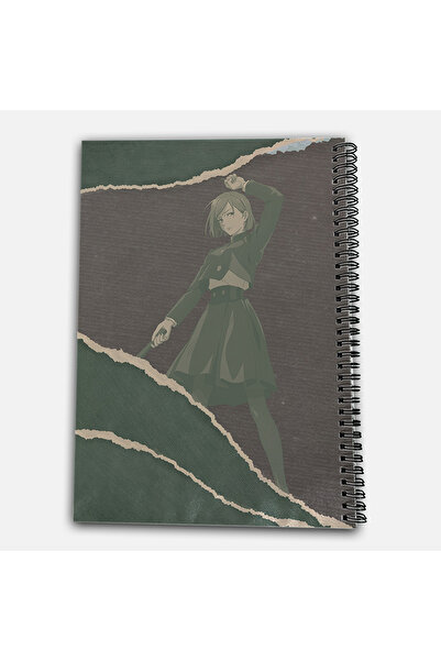 Define Moyas Jujutsu Kaisen Kugisaki Nobara Unlined A4 School Notebook 72 Sheets Model 2