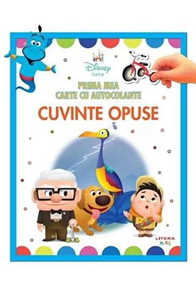 Editura Litera Disney bebe. Prima mea carte cu autocolante. Cuvin