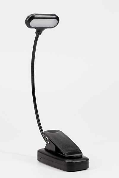 NUBLADO Ledli Klipsli Mini Kitap Okuma Lambası Mandallı Pille Çalışan Işık Masa Lambası Kitap Okuma Işığı