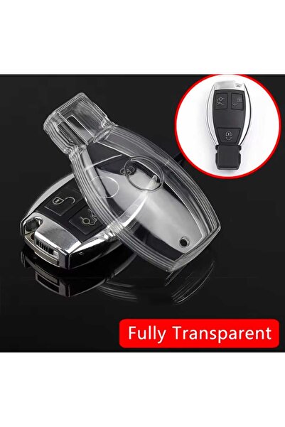 AYCANSTORE Mercedes Anahtar Kumanda Kılıfı Transparan Şeffaf