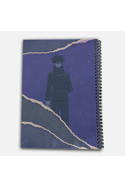 Define Moyas Jujutsu Kaisen Fushiguro Megumi Checkered A4 School Notebook 72 Sheets Model 2
