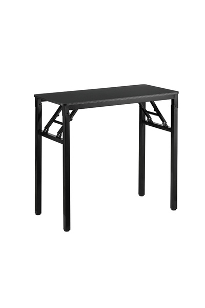 Lawazim Folding Table 80x40cm - Single Layer Desk with Iron Frame and Anti Slip Feet