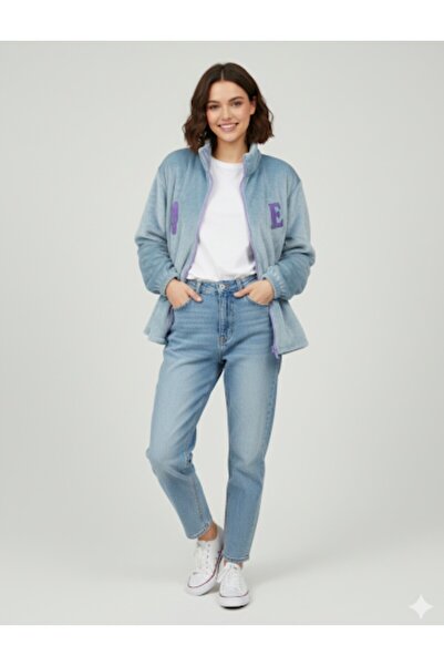 ARDSU Purple Skull Printed Women's Fleece