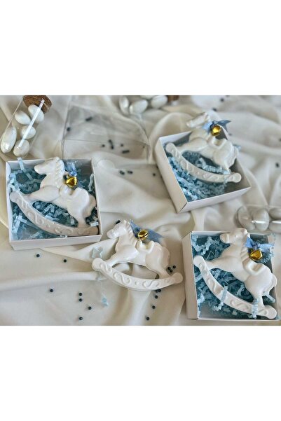 CEA Bebek Mevlüdü/Doğum Kutulu Hediyelik Seti (15 ADET) Mıknatıslı At