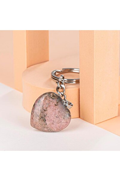 Mitr Rhodonite Natural Stone Keychain