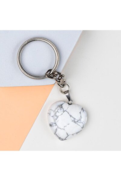 Mitr Howlite Natural Stone Keychain