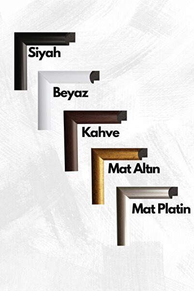 AtlasSG 22lik MAT PLATİN Puzzle 500 Poster Resim Çerçevesi PVCli Postersiz Resimsiz Çerçeve 33x48 cm