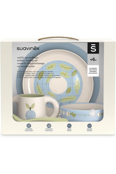 Suavinex Toddler Feeding Set 5Pcs Boy +6M L3