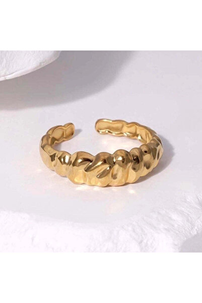 Pursehuit Χρυσό δαχτυλίδι, ρυθμιζόμενο, κατασκευασμένο από ανοξείδωτο ατσάλι,...