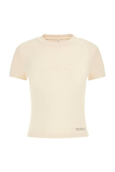 Guess Γυναικείο T-Shirt O5GP04KCDA2 Κρεμ