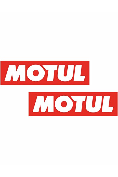 OEM Set 2 stickere de exterior printate pe vinil, MOTUL, 18.5 x 5 cm