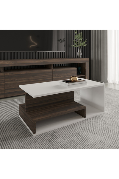 İNARCH DİZAYN Vera Mini Orta Sehpa – Modern Tasarım, Fonksiyonel Raflı Yapı B...