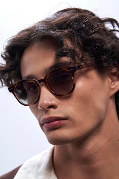 Bilge Karga Nova Vintage Leopard Green Men's Sunglasses