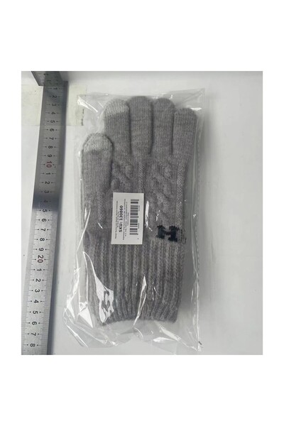 Flippy Men's Gloves, Flippy, Model H, Touchscreen Function, Acrylic Knit, Elastic Cuff, Velvet Interior, Un