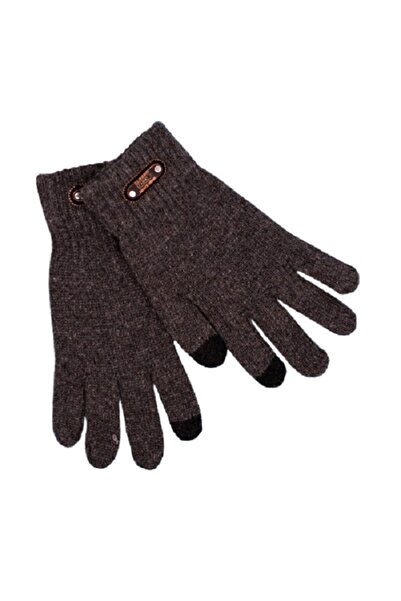 Flippy Men's Gloves, Flippy, Knitted Model, Touchscreen Function, Acrylic Material, Elastic Cuff, Velvet In