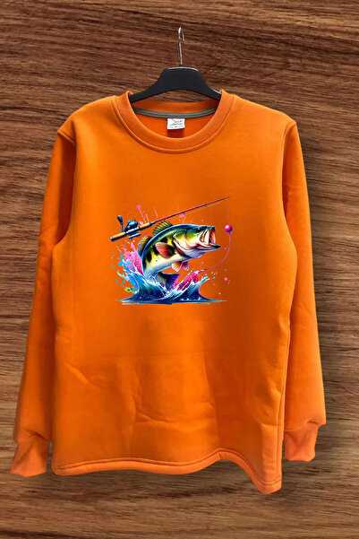 WİDİ Pescuit Pescuit Colorat Pește de mare Imprimat Vânătoare Regular Fit Han...