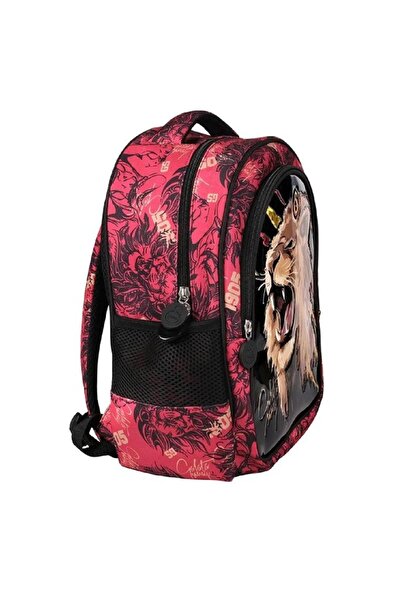 Galatasaray "Roaring Arslan" School Bag, Double Eyed Pencil Bag, Thermos Flask in Special Box