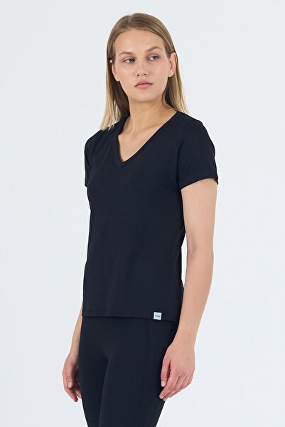Fronde Breathwear Victoria V Yaka Bambu Kadın Tişört